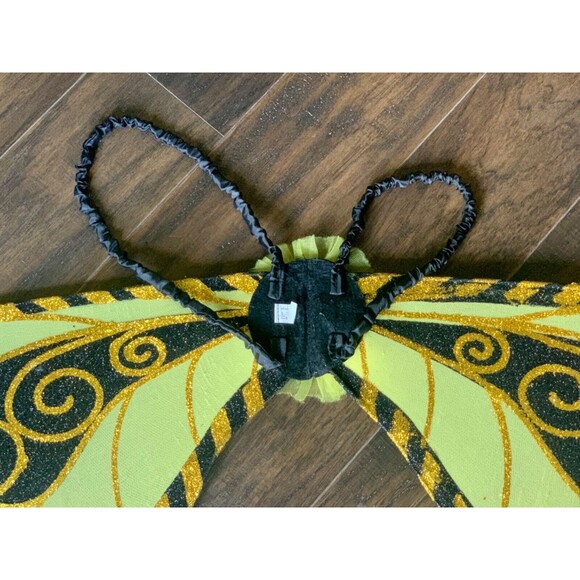 Leg Avenue Bumble Bee Halloween Costume Girls Child Leggings Wings Honey Purse M - Picture 11 of 16